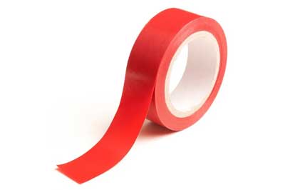 Red Liner Polyester Tape